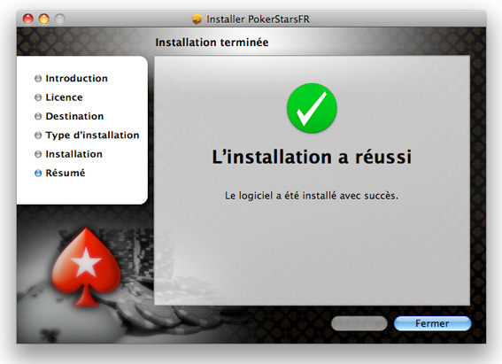 installation pokerstars mac